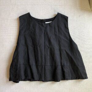 DISSH - Milahn Black Panel Linen Top